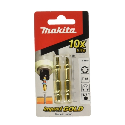 50mm Vít Torsion T15 Makita B-28232, 2 Cái/Gói