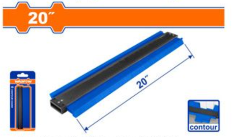 Thước Dưỡng Đo Hình Dạng 500mm Bằng Nhựa WADFOW WXZ6003