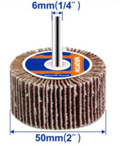 Nhám Trụ WADFOW WYW5001 50x6mm – Hạt 40#