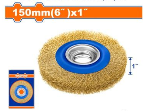 Bánh Cước Thép Mạ Đồng 150mm Dày 1 Inch WADFOW