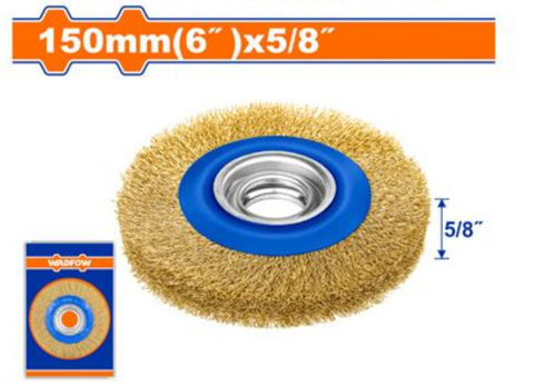 Bánh Cước Thép Mạ Đồng 150mm Dày 15.8mm WADFOW