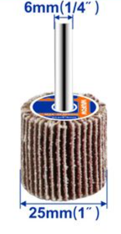 Nhám Trụ WADFOW WYW2501 25x6mm – Hạt 40#