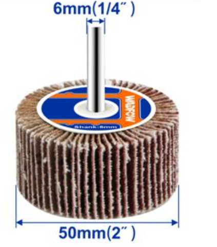 Nhám Trụ WADFOW WYW5004 50x6mm – Hạt 120#