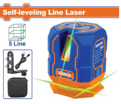 Máy Cân Mực Laser 4 Tia Xanh 0-30m WADFOW