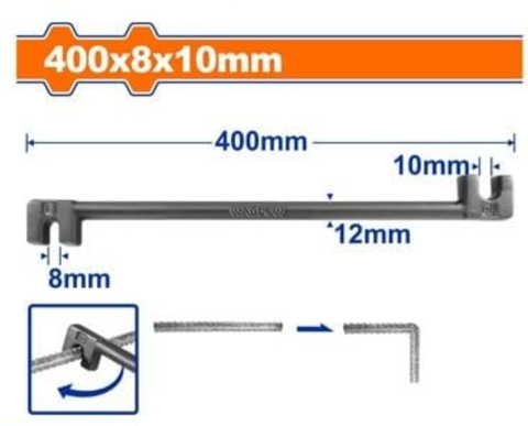 Vam Càng Cua Uốn Sắt 8x10mm WADFOW