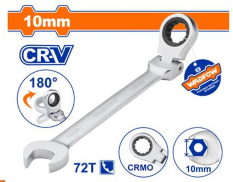 Cờ Lê Vòng Miệng Tự Động Lắc Léo 10mm WADFOW