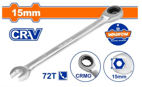 Cờ Lê Vòng Miệng Tự Động Lắc Léo 15mm WADFOW