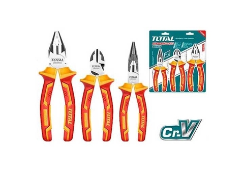 Bộ Kìm Cách Điện 1000V 3 Chi Tiết Total