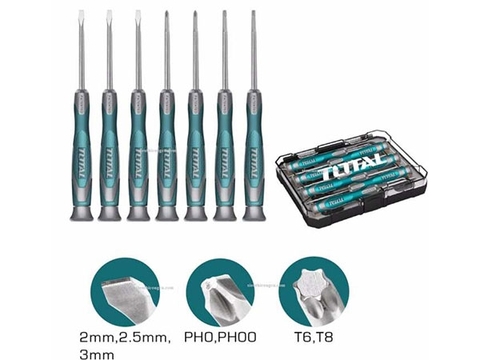 Bộ 7 Tua Vít Đồng Hồ Total THT250726