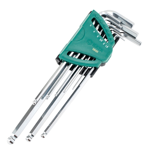 Bộ Lục Giác Sao Loại Dài 9 Chi Tiết SATA 09702