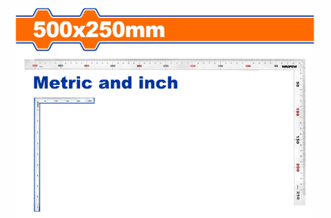 Thước Ke Góc Vuông 500x250mm WADFOW