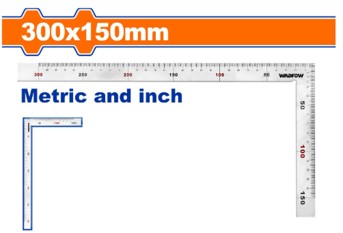 Thước Ke Góc Vuông 300x150mm WADFOW