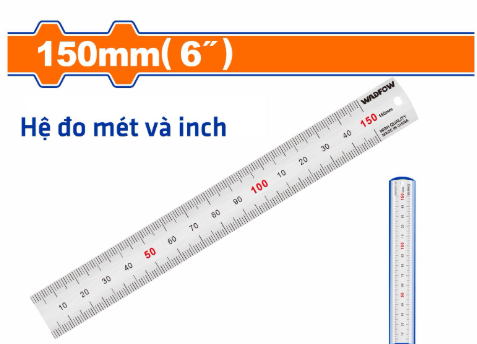 Thước Lá Thép 150mm(6 Inch) WADFOW
