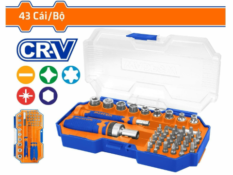 Bộ 43 Chi Tiết Bắt Vít WADFOW WSS8B43
