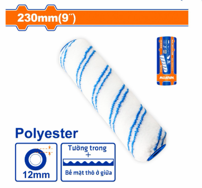 Bộ 10 Ống Lăn Sơn 9 Inch (tường Trong Nhà) WADFOW