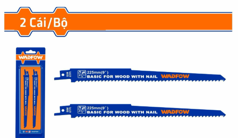 Bộ 2 Lưỡi Cưa Kiếm (cưa Gỗ Có Đinh) 225mm(9