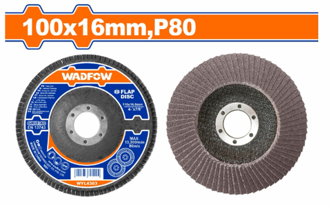 Nhám Xếp Nâu 100x16mm, P80 WADFOW