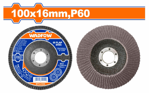 Nhám Xếp Nâu 100x16mm, P60 WADFOW