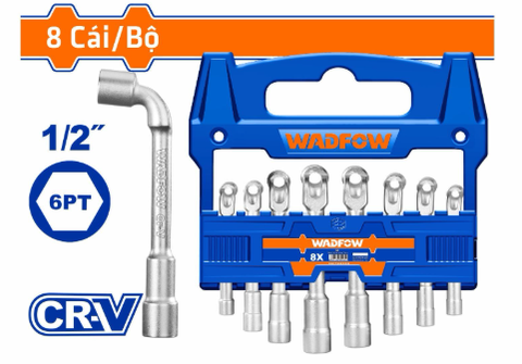 Bộ 8 Đầu Tuýp Tay Vặn Chữ L 8-19mm WADFOW