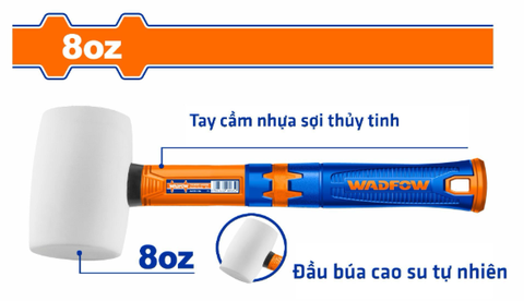 Búa Tạ Cao Su Trắng 220g WADFOW