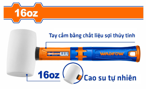 Búa Cao Su Trắng 450g WADFOW