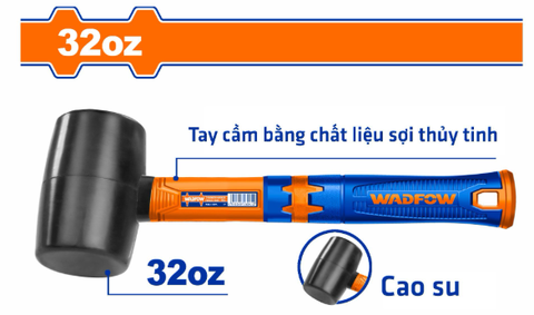 Búa Cao Su Đen 900g WADFOW