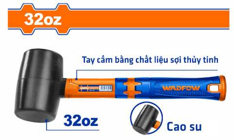 Búa Cao Su Đen 450g WADFOW
