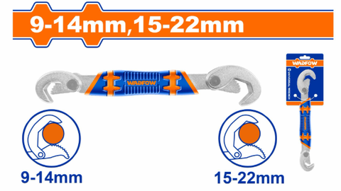Cờ Lê Vạn Năng 2 Đầu 9-14mm & 15-22mm WADFOW WUW1101