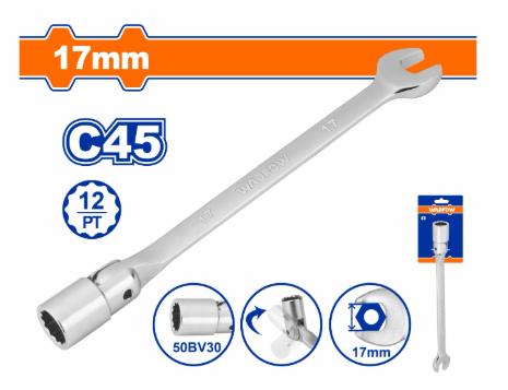 Cờ Lê Tuýp Lắc Léo 14mm WADFOW