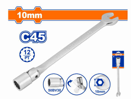 Cờ Lê Tuýp Lắc Léo 8mm WADFOW