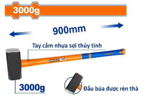 Búa Tạ 3kg 900mm WADFOW