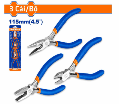 Bộ 3 Kìm Mini 4.5 Inch WADFOW