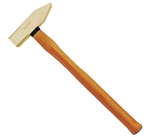 Hammer, Cross Pein Engineers' With Wooden Handle, WEDO, Non-Sparking, Al-Br, AL186A Series, 500g-5000g