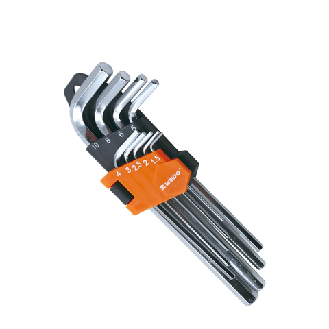 Hex Key Wrench Set, WEDO, Non-Sparking, Be-Cu, BES-A Series, 9pcs-13pcs
