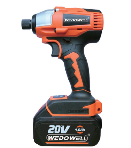 Brushless Impact Screwdriver, WW2501-201, 20V, WEDO, Steel