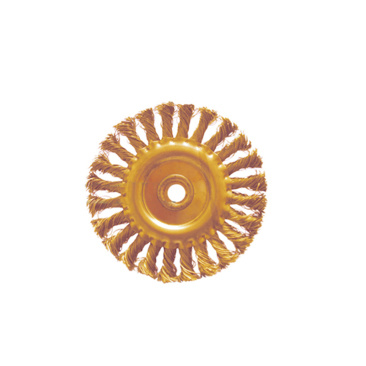 Wheel Brush,,knot Wire, PH289-1002, Phosphor Copper, Φ125x15mm, WEDO, Non-Sparking