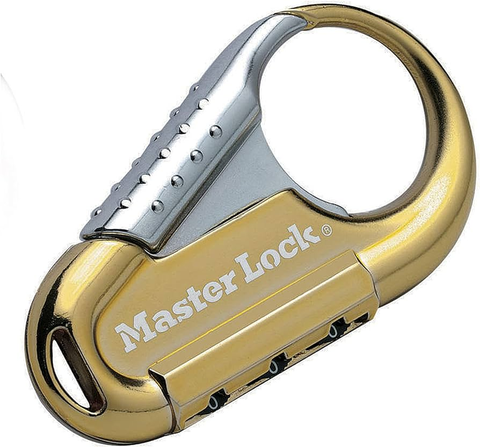 Móc Cài Khóa Vali, Túi Xách Và Dây Ràng Vali Master Lock 1547EURDCOL, Màu Xanh Dương, Đỏ, Tím, Xanh Lá Cây, Vàng, Be