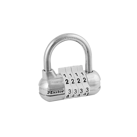 Khóa Tủ Locker Master Lock 1523D, Màu Đen, Xanh Dương, Đỏ, Trắng