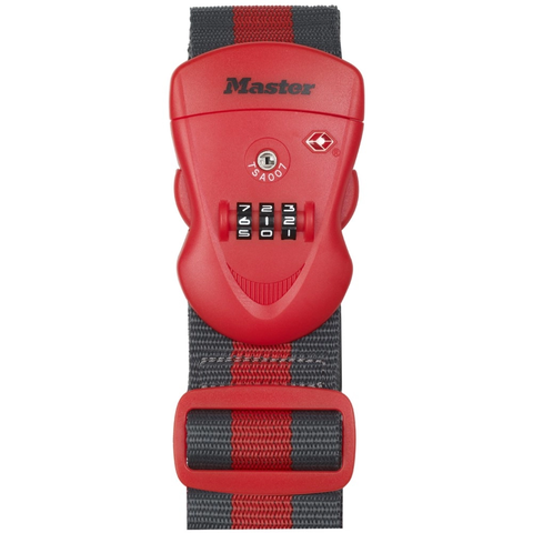 Móc Cài Khóa Vali, Túi Xách Và Dây Ràng Vali Master Lock 4702RED, Màu Đỏ