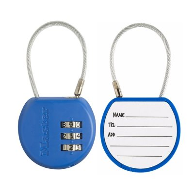 Khóa Vali, Túi Xách Mở Số Master Lock 4671EURDCOL, Màu Xanh Dương, Hồng, Xanh Lá Cây, Vàng, Cam
