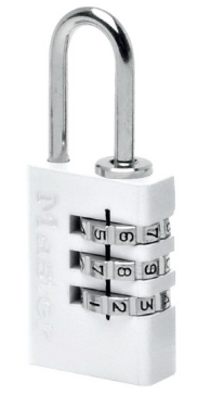 Khóa Vali, Túi Xách Mở Số Master Lock 7620EURDWHI, Màu Trắng