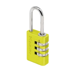 Khóa Vali, Túi Xách Mở Số Master Lock 7620EURDCOL, Màu Xanh Dương, Xanh Lá, Hồng, Vàng