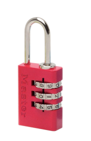 Khóa Vali, Túi Xách Mở Số Master Lock 7620EURDCOL, Màu Xanh Dương, Xanh Lá, Hồng, Vàng