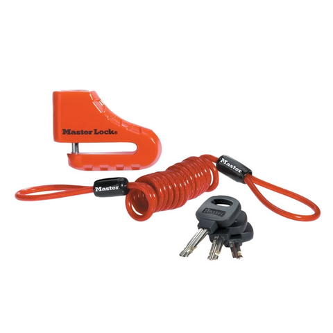 Khóa Thắng Đĩa Xe Máy Master Lock 8303EURDPS, Màu Đỏ