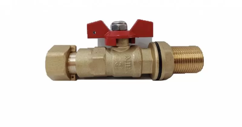 Van Bi Đồng Hồ Tay Bướm Hợp Kim Khớp Nối Động MIHA - PN 16, DN 15
