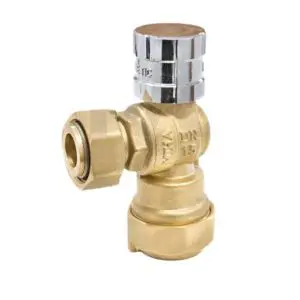 Van Góc Đồng Không 1 Chiều Tay Khóa Từ MIHA - PN 16, DN 15