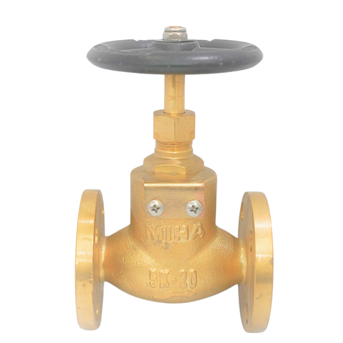 Van Cầu Đồng Mặt Bích 2 Chiều MIHA - 5K, DN 15 Đến DN 50