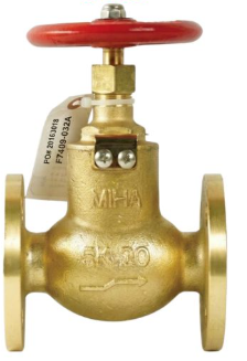 Van Cầu Đồng Mặt Bích 1 Chiều MIHA - 5K, DN 15 Đến DN 50
