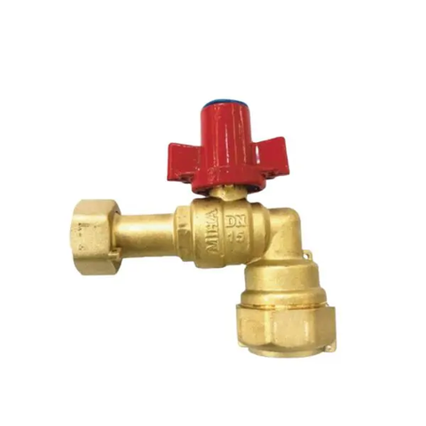 Van Góc Liên Hợp Không Van 1 Chiều Đồng Tay Khóa MIHA-PN 16, DN 15