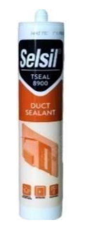 Selsil Tseal 8900 Duct Sealant - Chất Trám Đa Dụng T8900 Gốc Acrylic, 300ml, Trắng, 25 Chai/Thùng